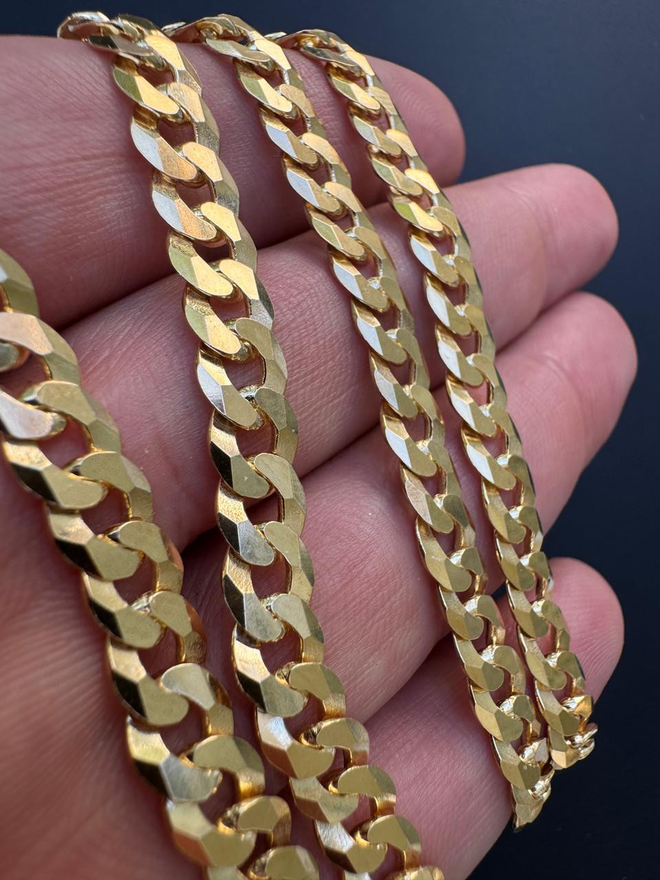 Miami Cuban 14k Vermeil Cuban Link Gold Vermeil Mm Cuban Link