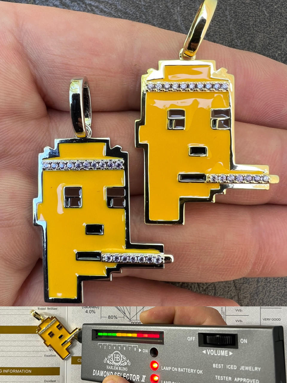 Cryptopunk NFT Blunt Pendant #4 | Harlem Bling