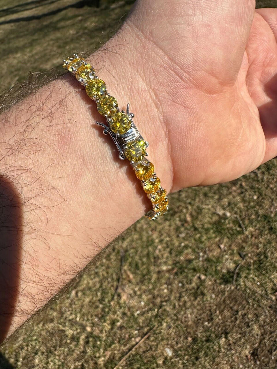 アクセサリー o Gallinari yellow stone bracelet Judith Ripka Orange Citrine & Diamond 18k Yellow Gold 3