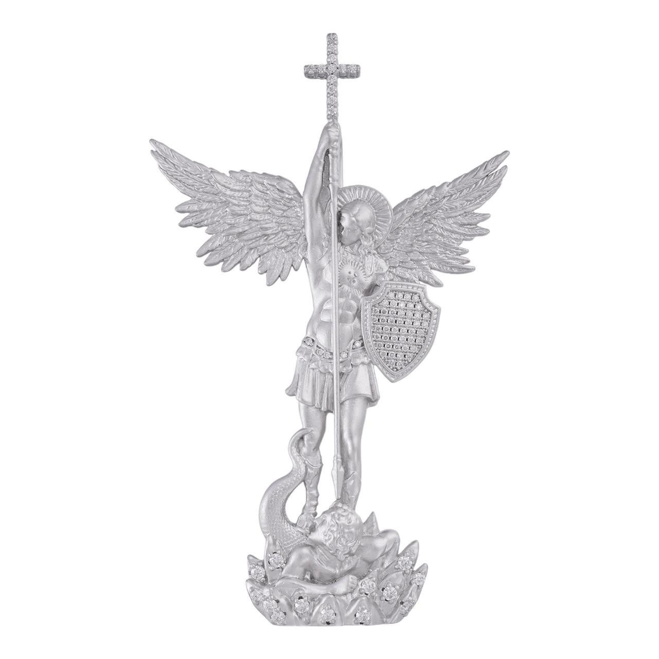 925 Silver St Michael Necklace | Archangel Pendant - 3 Sizes