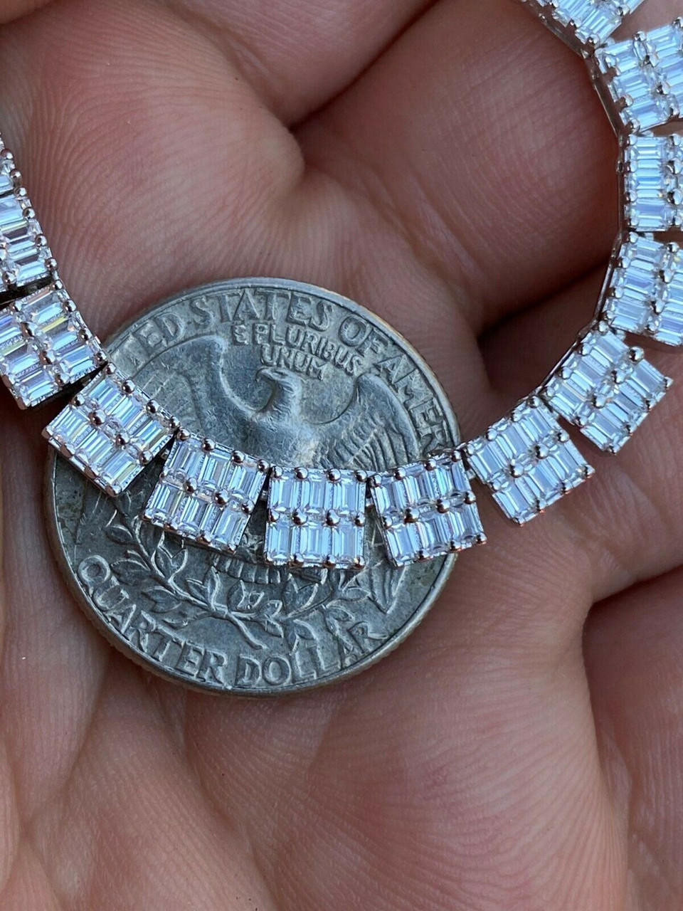 日本未入荷☆KING ICE☆5MM STERLING SILVER TENNIS 5mm Tennis Chain | Hip Hop Jewelry | King Ice