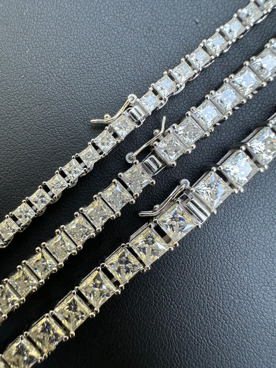 日本未入荷☆KING ICE☆THE 5MM PRINCESS CUT TENNIS CHAIN 5mm Princess-Cut Tennis Chain | Hip Hop Jewelry | King Ice