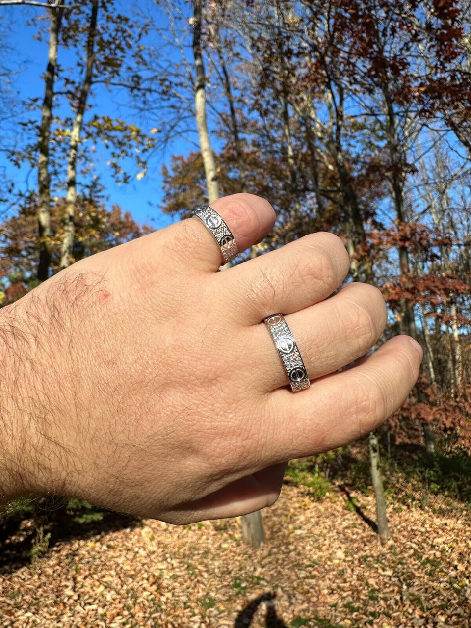 Engagement Ring For Men Cartier Love Wedding Band Mens 6mm Solid