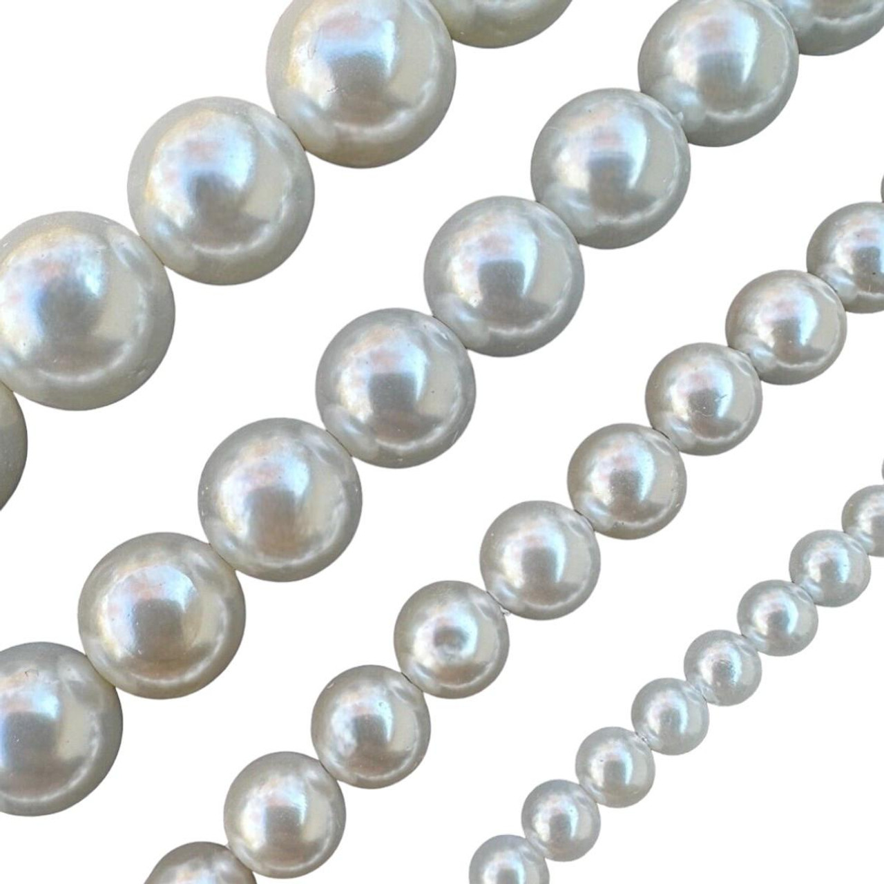 Cultured Pearl Necklace W. Real 925 Silver Clasp For Men