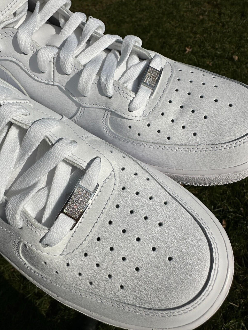 af1 silver lace lock