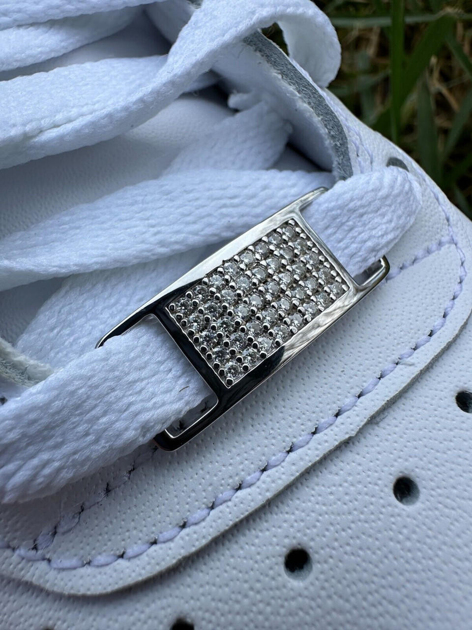 Metal Shoelace Air Force Shoelace Buckle 1Pair AF1 Diamond Shoe