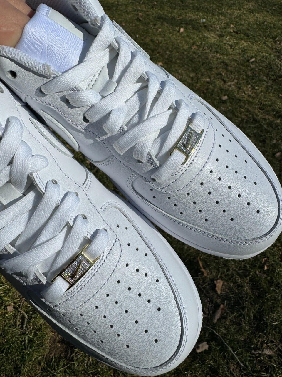 Metal Air Force Gold Lace Dubrae Shoelace Lace Lock Air Force