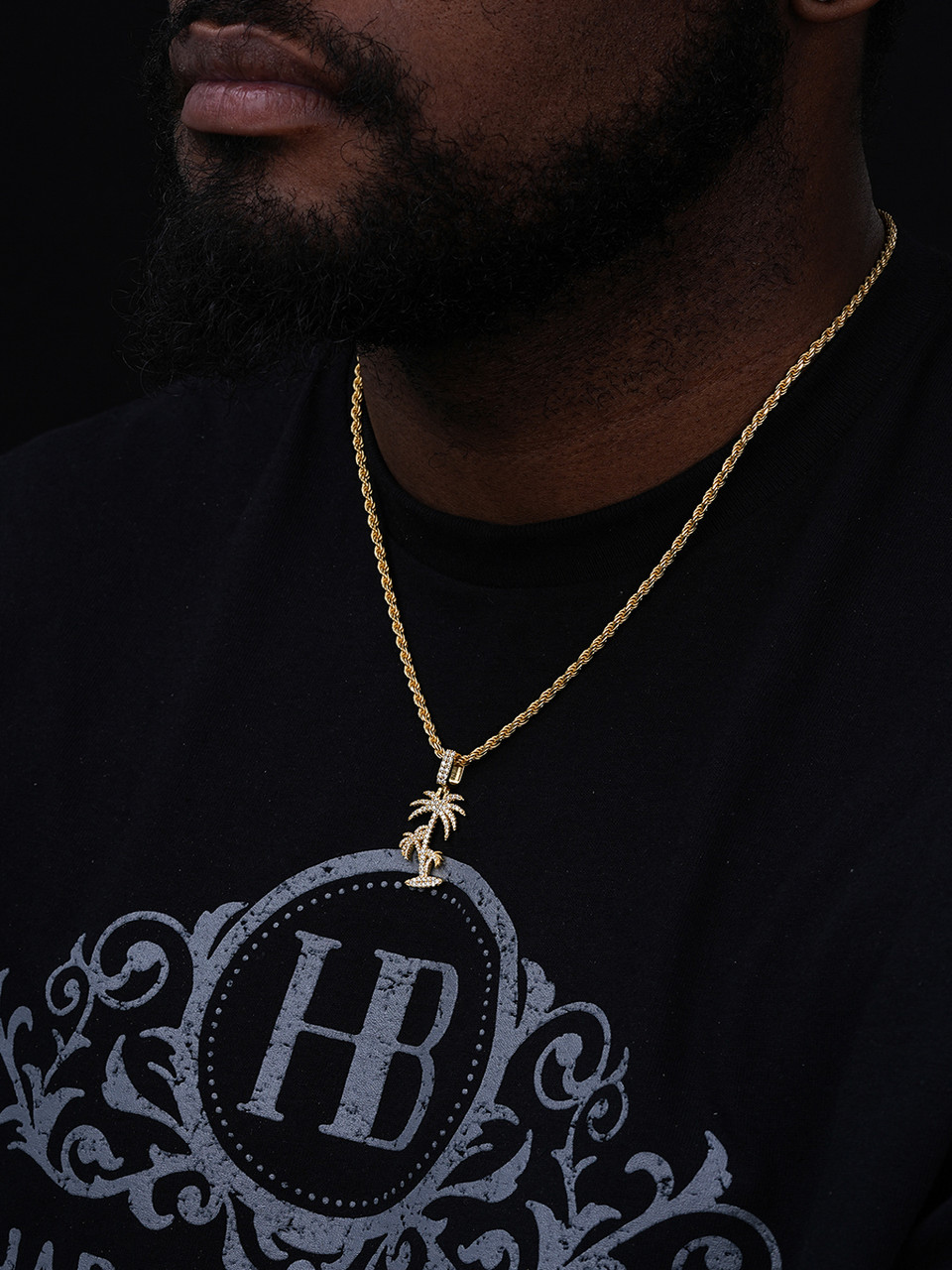 アクセサリー 2020s Stussy palm tree necklace gold 925 s-l400.jpg