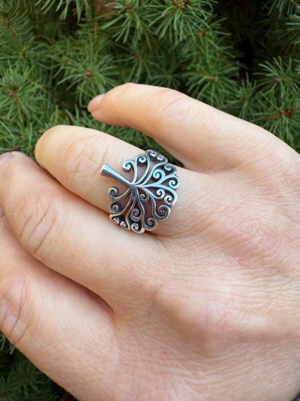 925 Silver Tree Of Life Ring - Italian Silver Ring