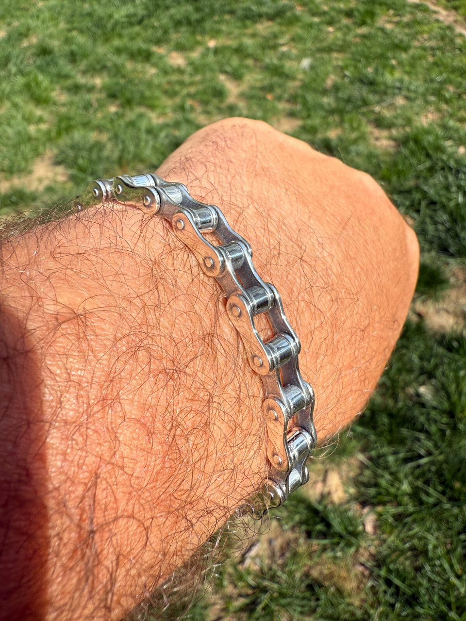 アクセサリー AMBUSH Bike Chain Bracelet Ambush Silver Bike Lock Bracelet Ambush