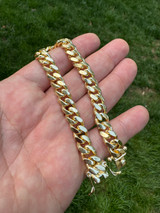 Miami Cuban Link Chain Necklace Or Bracelet - 14k Gold Vermeil 925 Sterling Silver - 7"-30" - 4mm-10.5mm