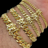 Miami Cuban Link Bracelet - 14k Gold Vermeil 925 Sterling Silver - 7-9.5" - 4mm-10.5mm