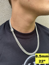 BUDGET Miami Cuban Link Chain Necklace Or Bracelet - 925 Sterling Silver - 7-30" - 5-14mm