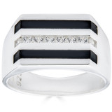 Fire & Ice Ring - 925 Silver - CZ Stones