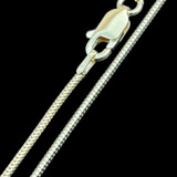 Snake Chain Necklace - 14k Gold Vermeil 925 Sterling Silver - 14"-30" - 1.5mm