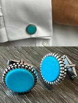 925 Sterling Silver Cufflinks | Harlem Bling