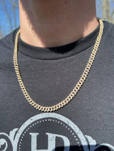 6.5mm Gold Vermeil Cuban Chain Necklace, Men's Necklaces