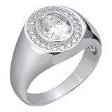 HarlemBling Moissanite Icy Swag Oval Cut Ring -  925 Silver 