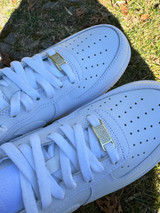  Iced Solid 14k Gold Over 925 Silver Lace Locks For Sneakers Nike AF1 Jordans Etc 