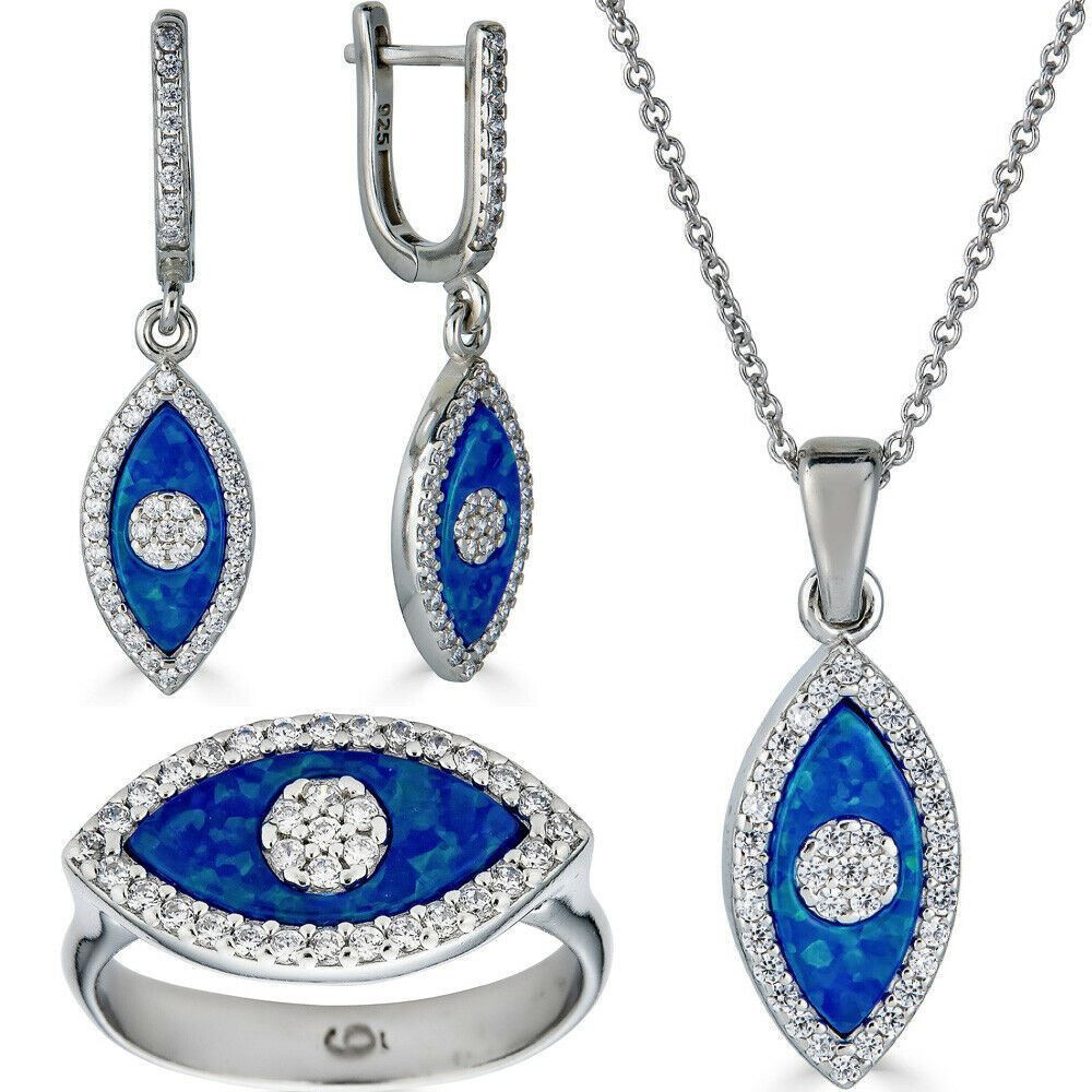 Women's Diamond Necklace and Earrings Sets Harlem Bling