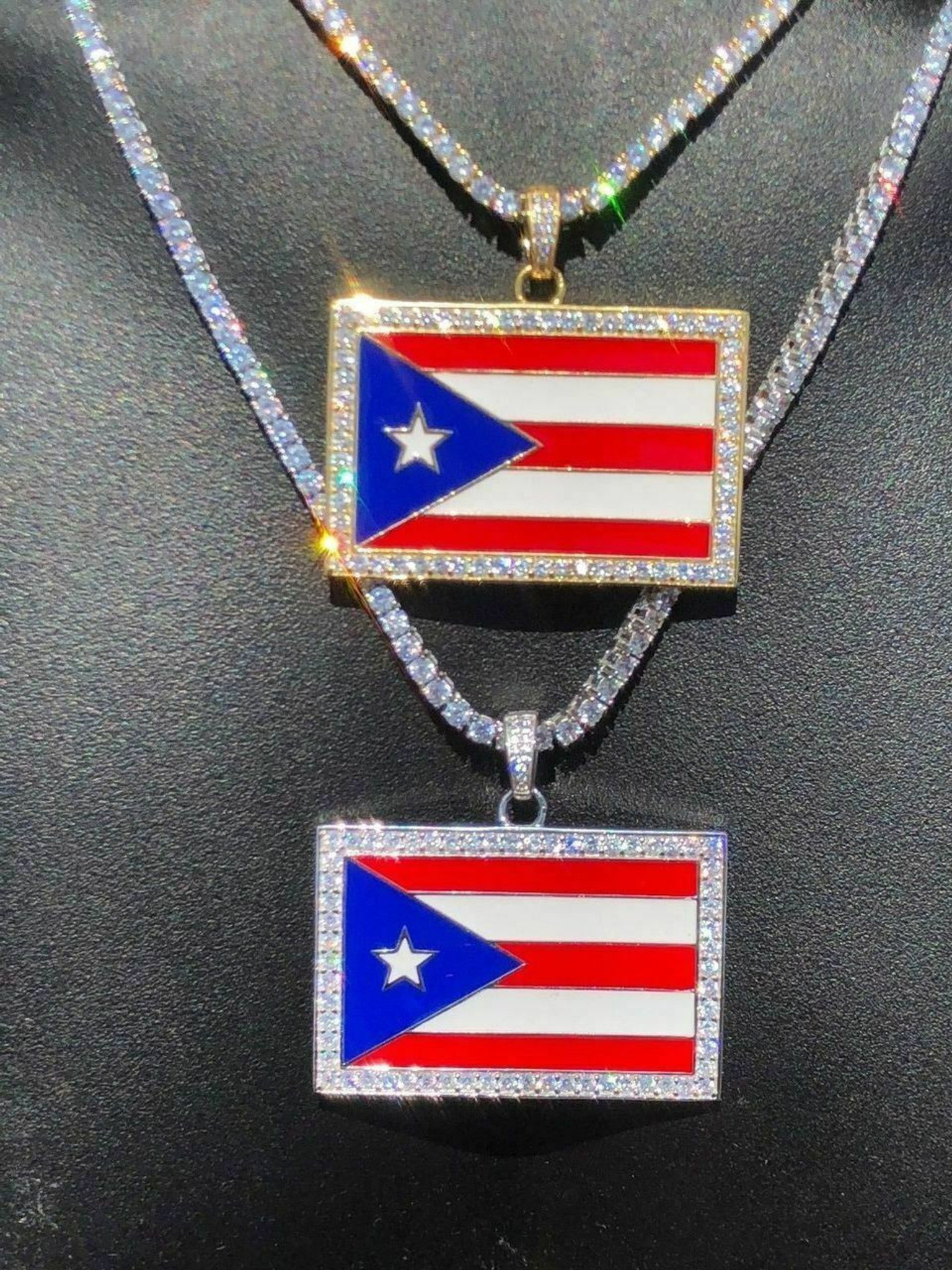 Puerto Rico flag Necklace – cukletta