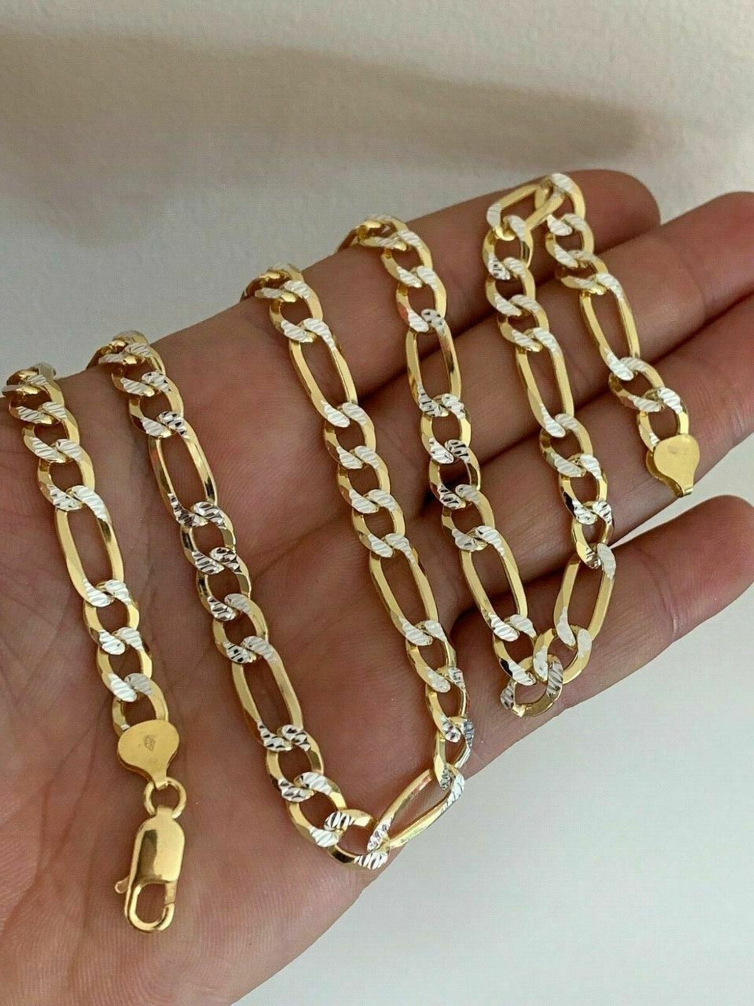 Men's Gold Figaro Chain in 3mm – Nialaya