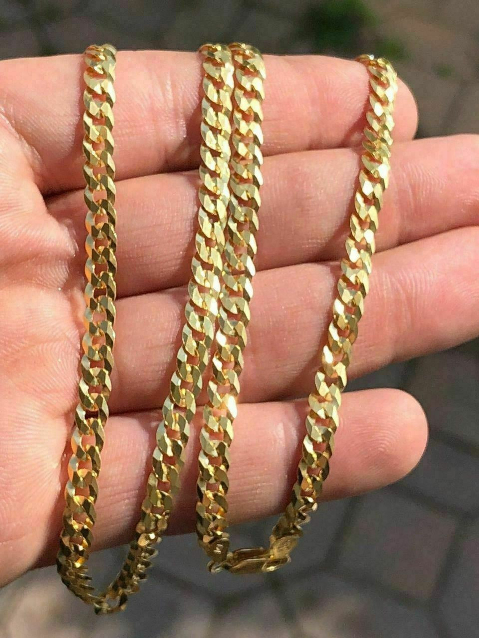 14k italy cuban link chain