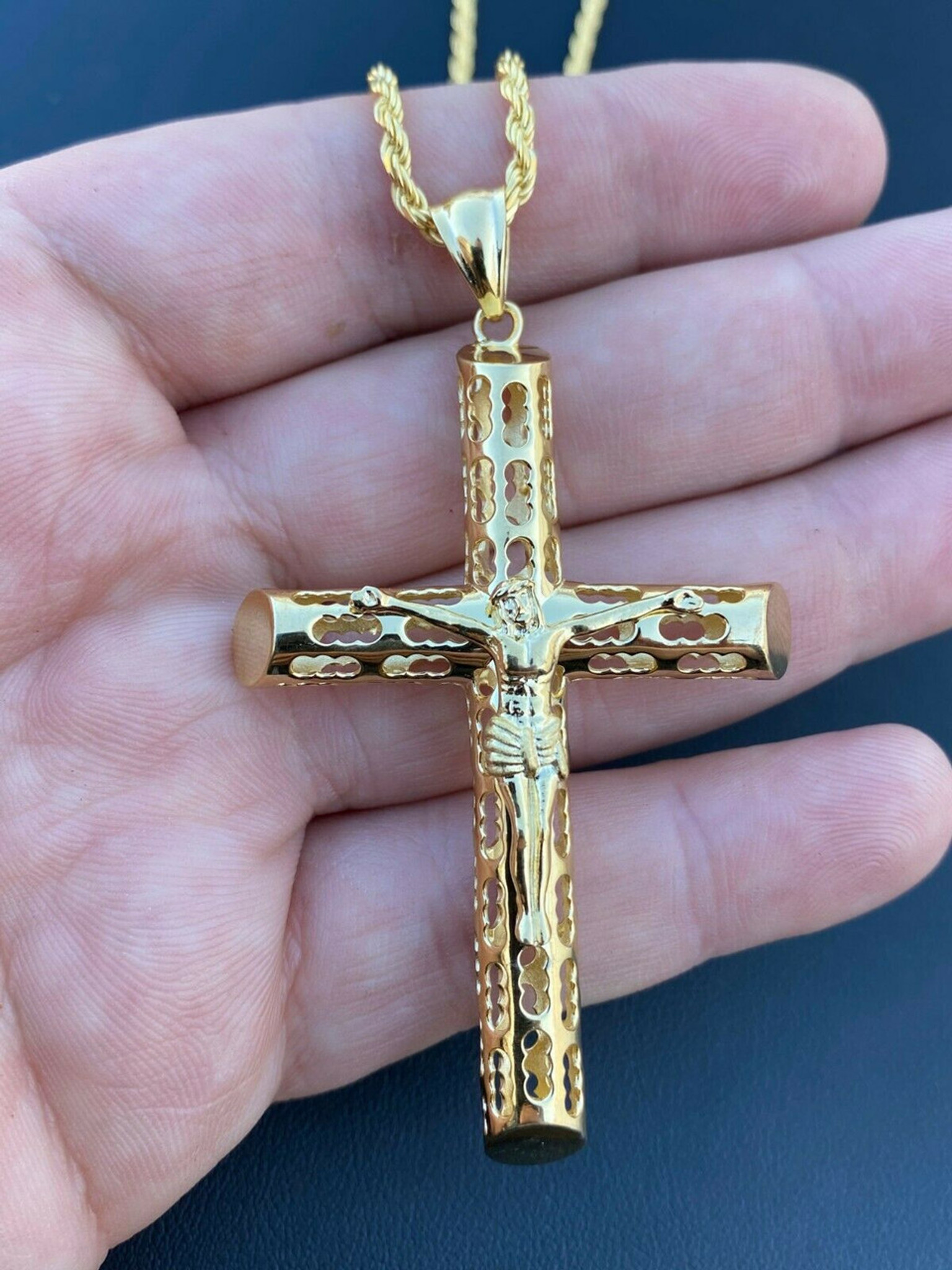 big gold cross