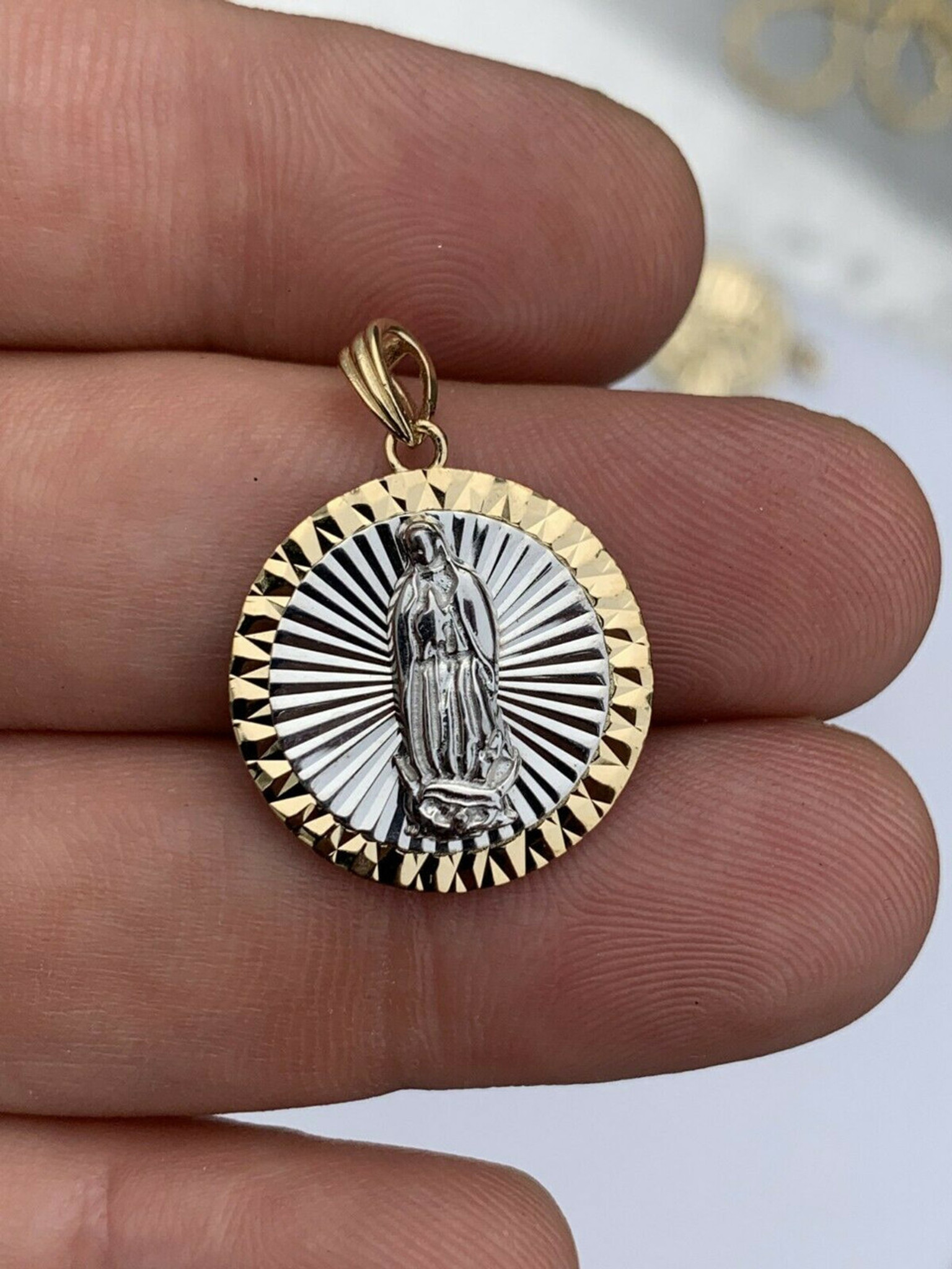 Jewelry | 18k Gold Filled Our Lady Of Guadalupe Necklace | Poshmark