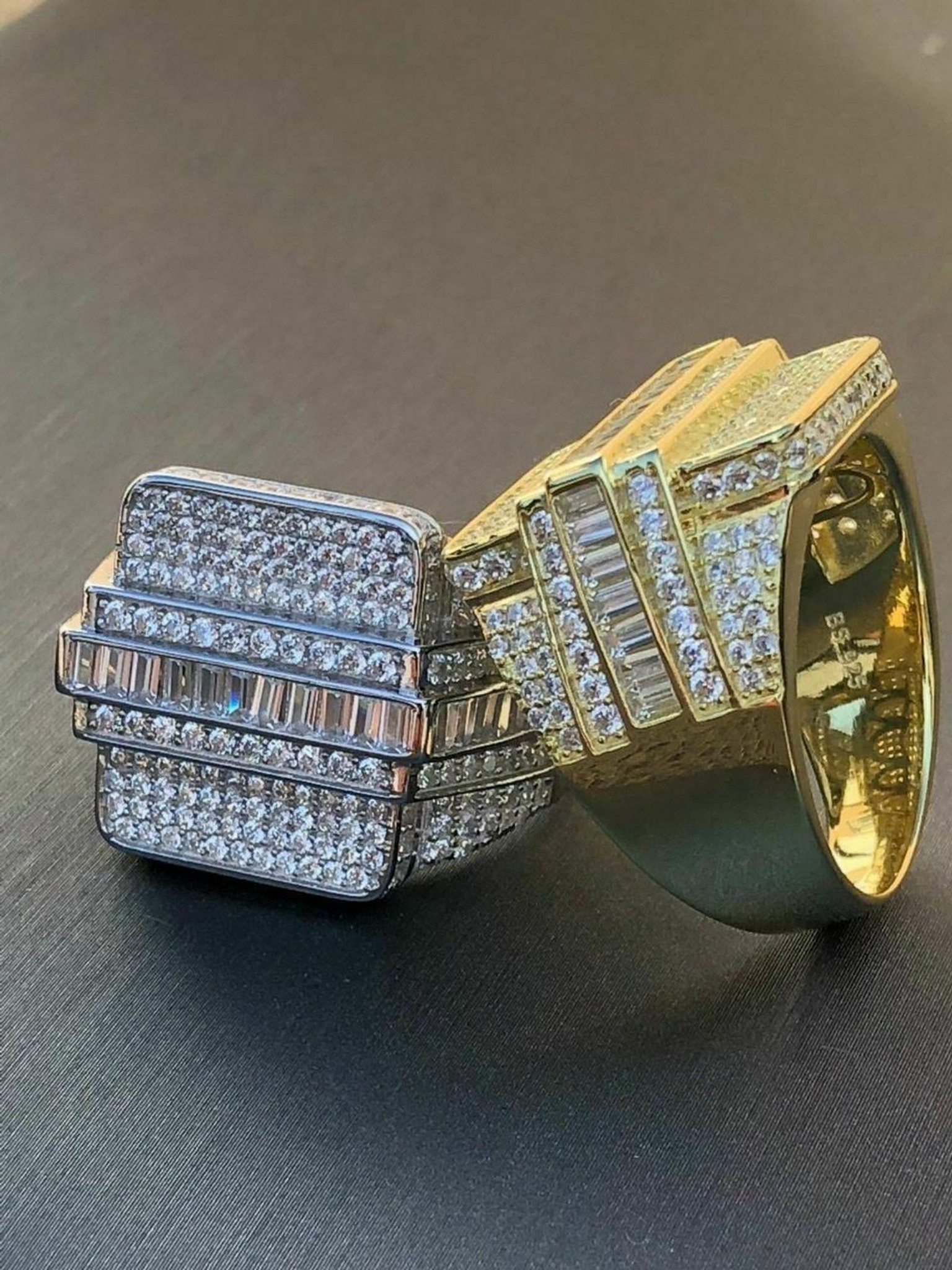 Hip Hop Ring Jewelry Men Fashion Gemstone Moissnaite Cubic Zirconia Gold  Silver Rings - China Hip Hop Jewelry and Hip Hop Rings price |  Made-in-China.com