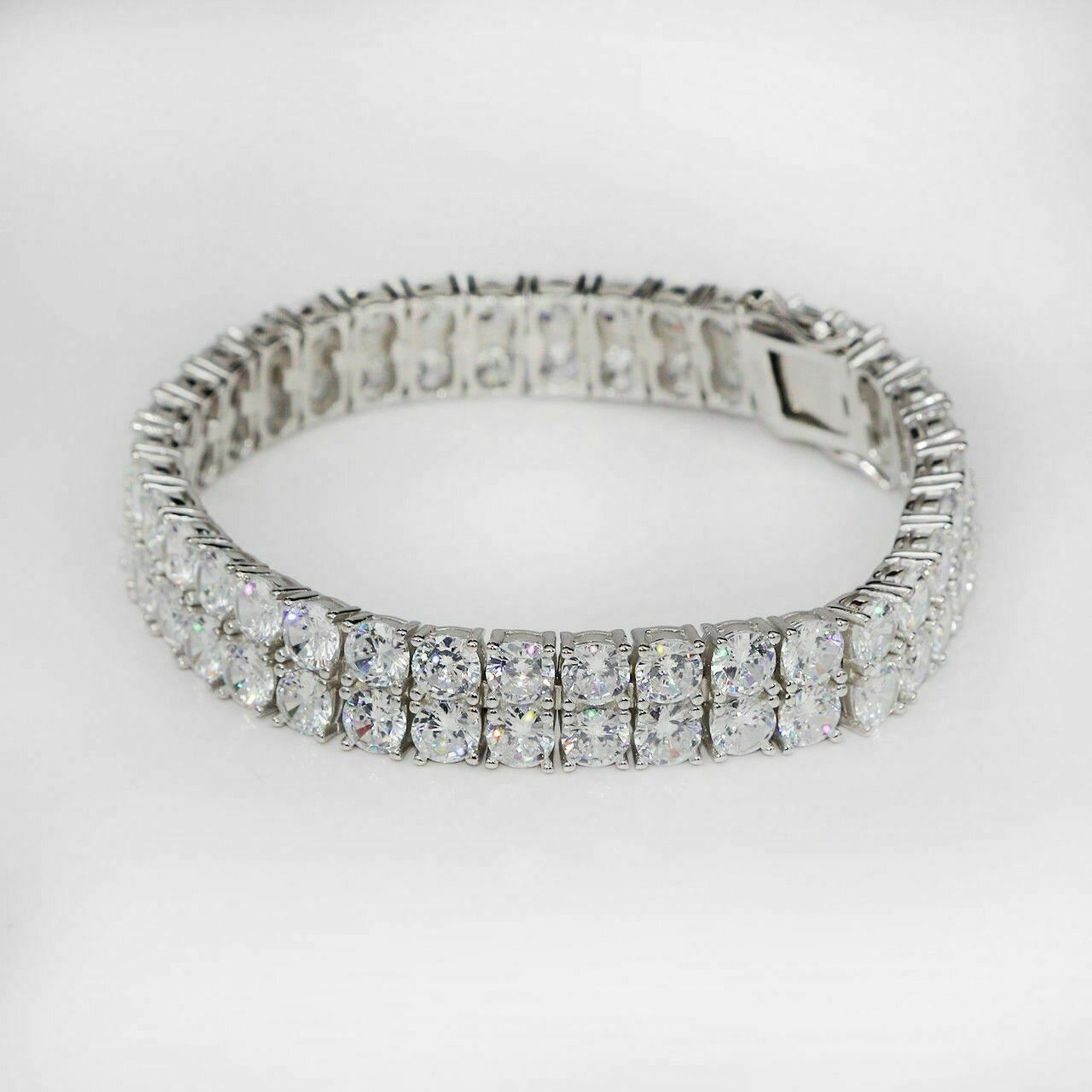 Thick on sale diamond bracelet