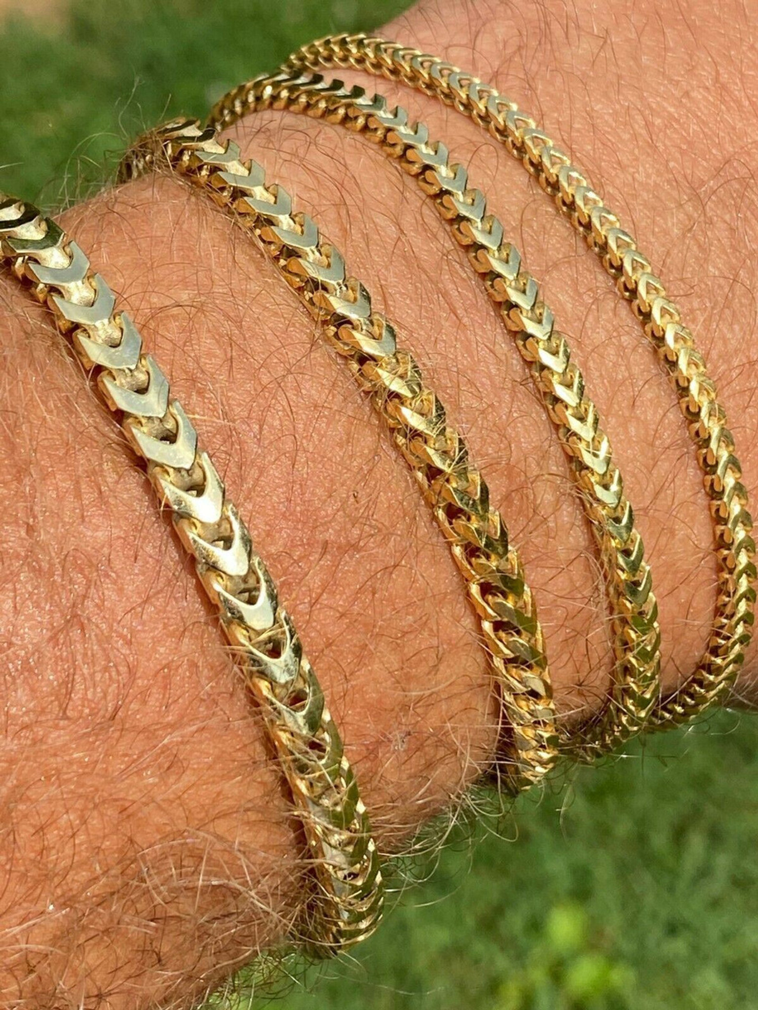 14K Yellow Gold Figaro Link Chain Bracelet, Sizes 7.5in-8.25in – Tilo  Jewelry®
