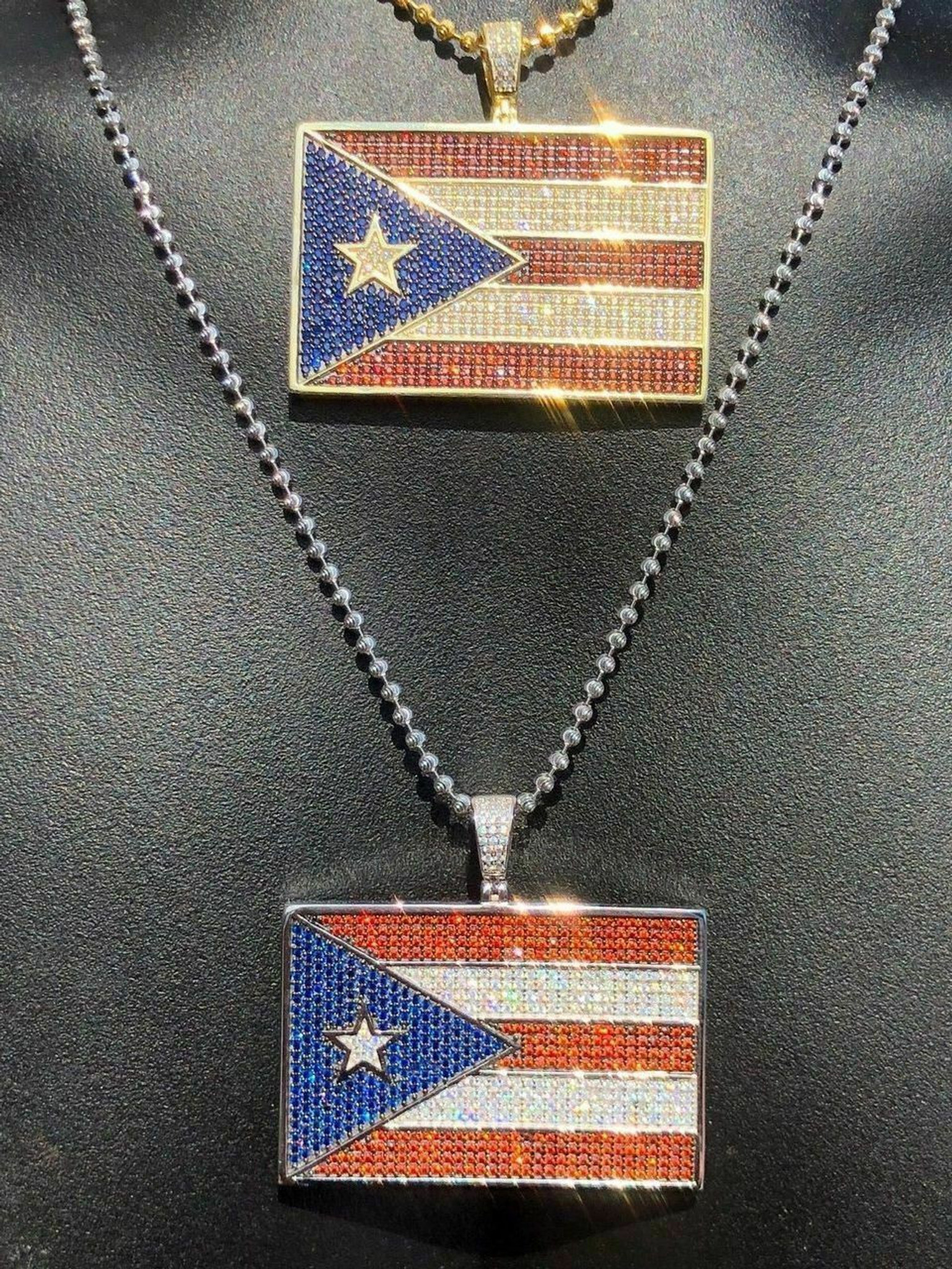 SONYA Heart Puerto Rico Map And Color Flag Couple Name Pendant Gold Gold/Silver  Stainless Steel Jewelry From Elegantmusk, $5.88 | DHgate.Com