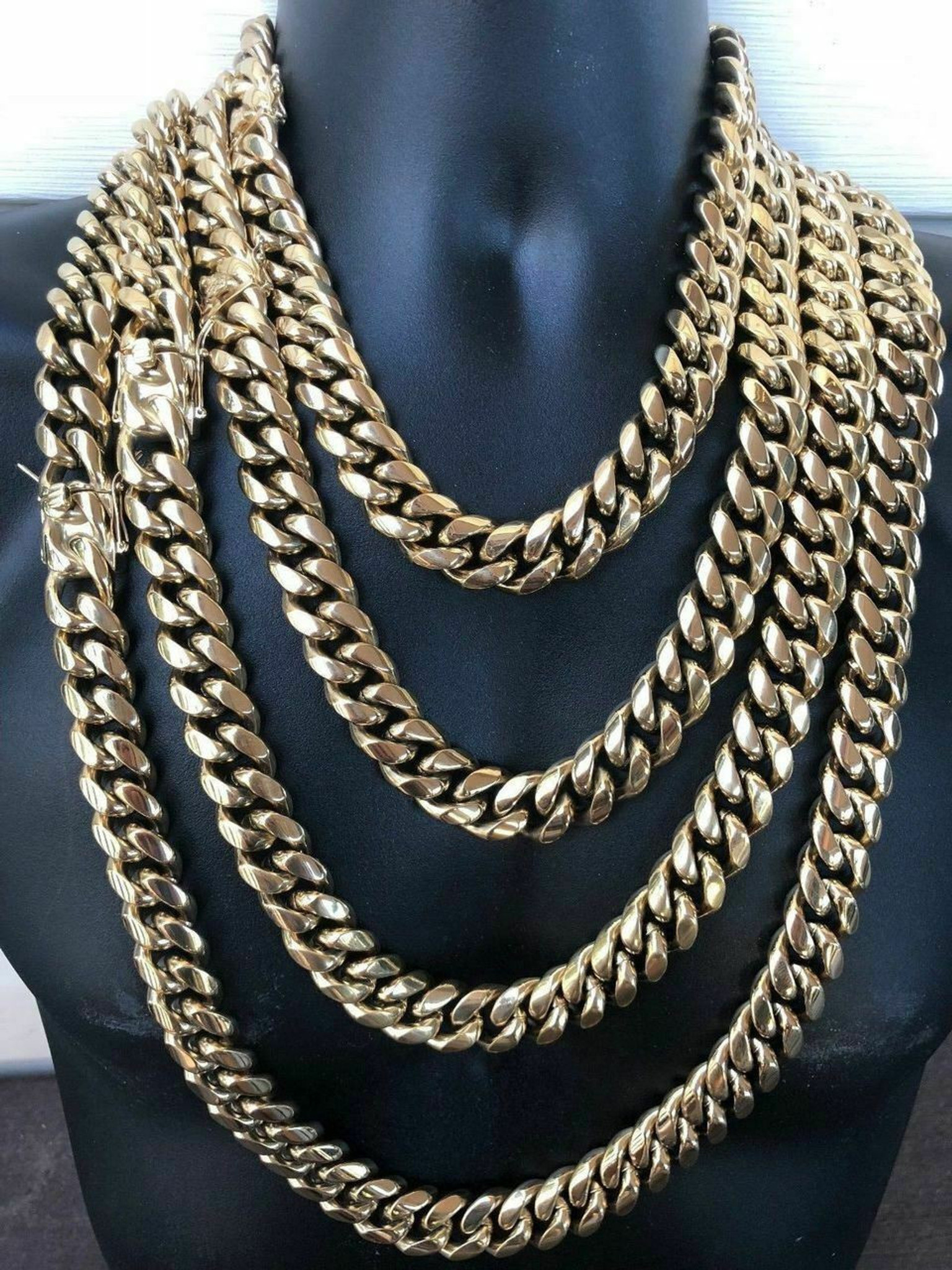 LoveBling® Official, Real Gold, Cuban Link Chain