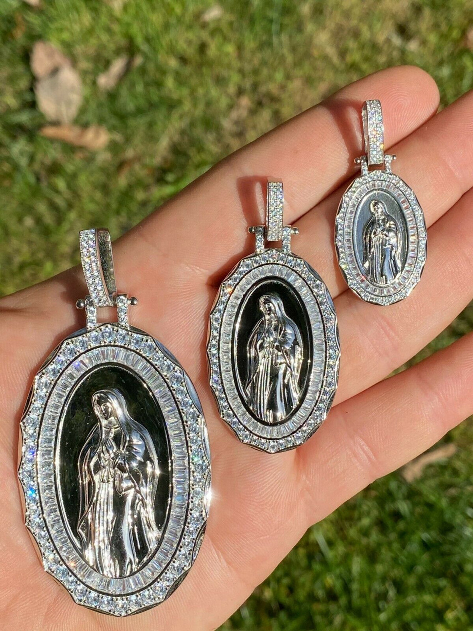 Eyeyoyo Official Store Virgin Mary Pendant Necklace Stainless Steel Men  India | Ubuy