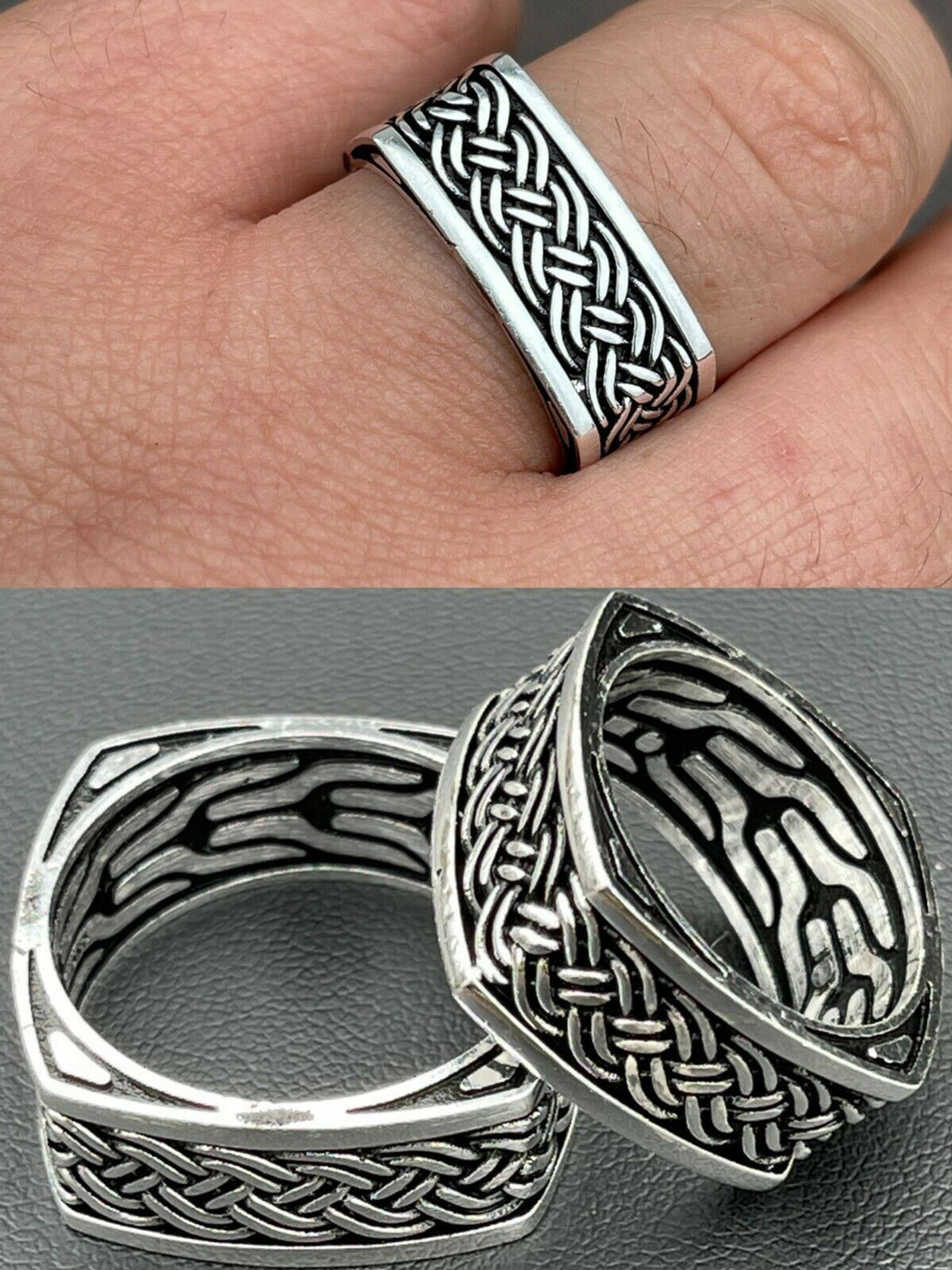 Amazon.com: Initial Letter Men Rings, Silver Date Ring, Silver Family Name  Ring, Signet Man Ring, 925k Silver, Christmas Gifts For Men (10.5) :  Handmade Products