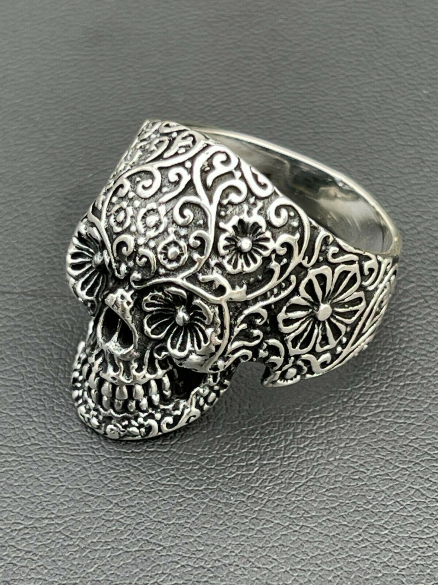 Silver Skull Ring for men