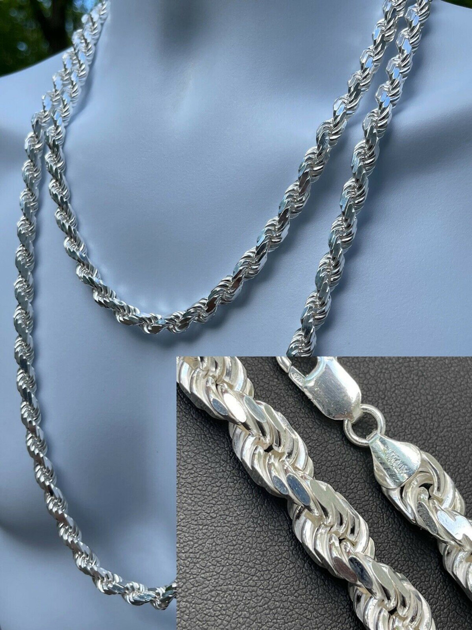 heavy 925 silver necklace