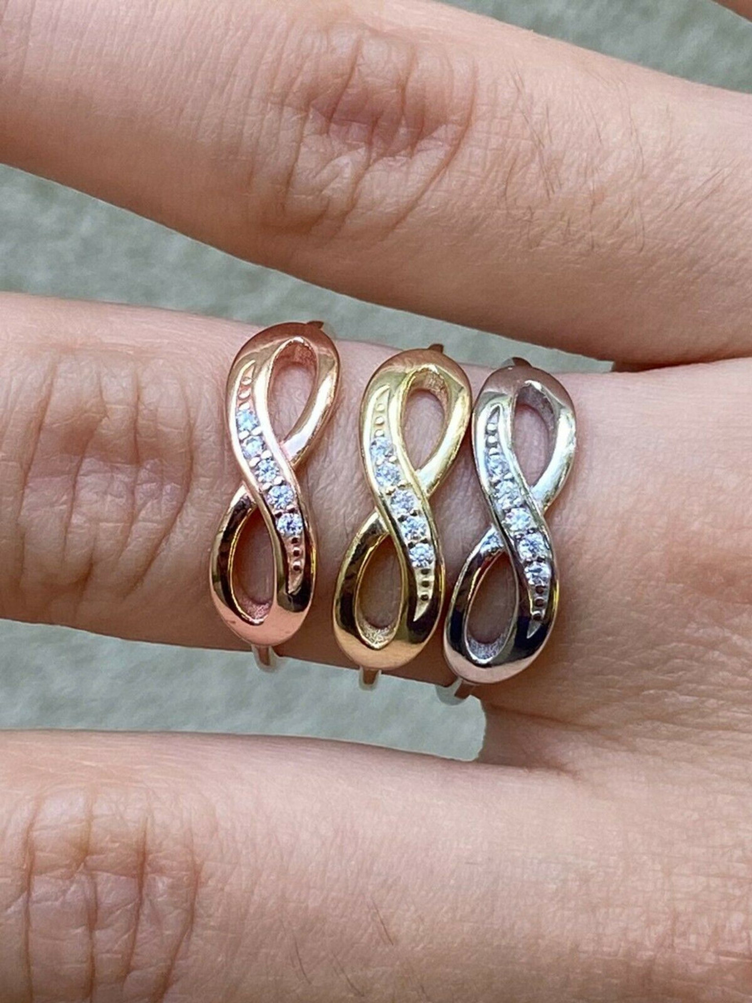 Infinity Love Ring with Engraving in 925 Sterling Silver | JOYAMO -  Personalized Jewelry