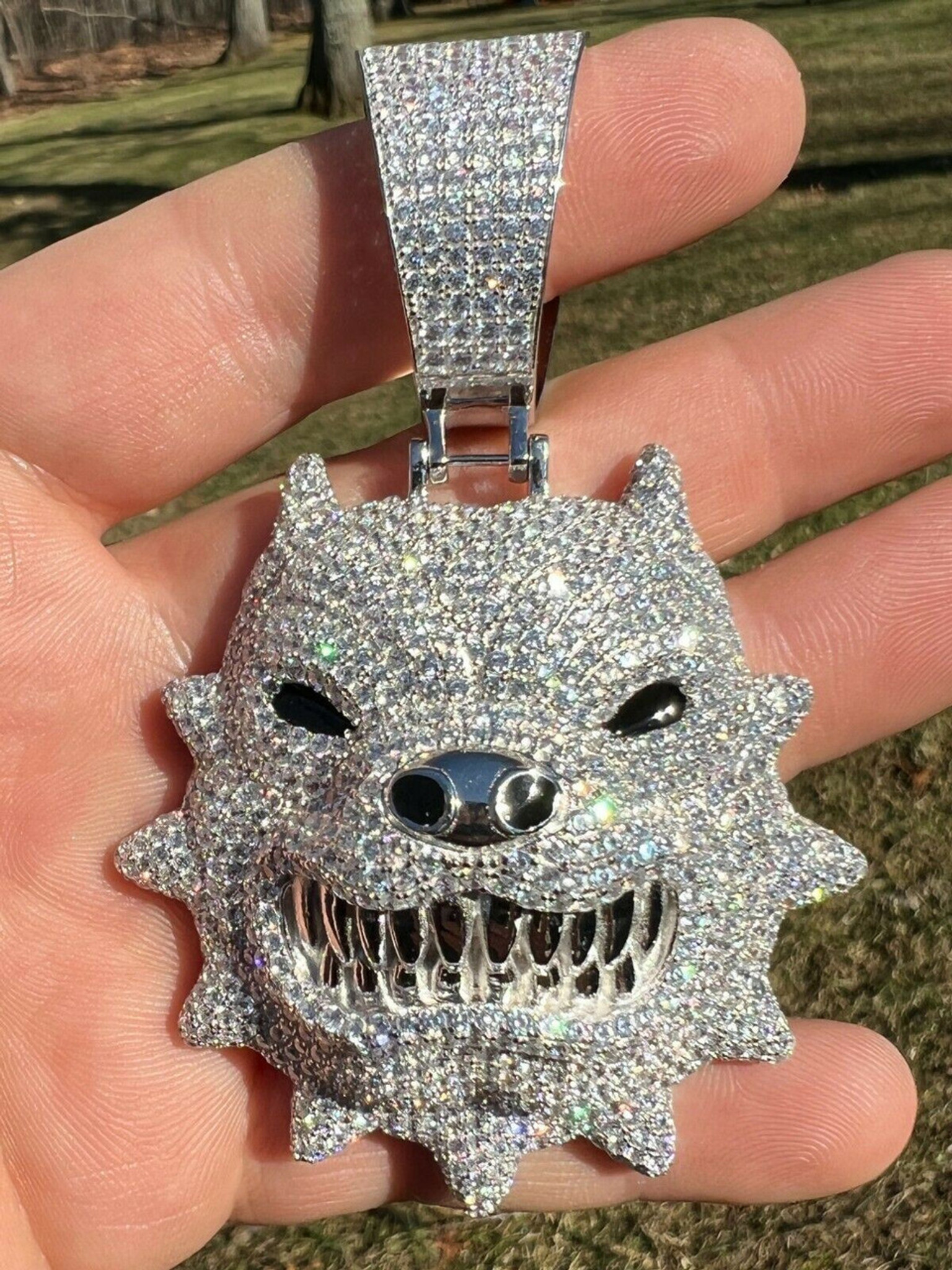 pitbull pendant necklace