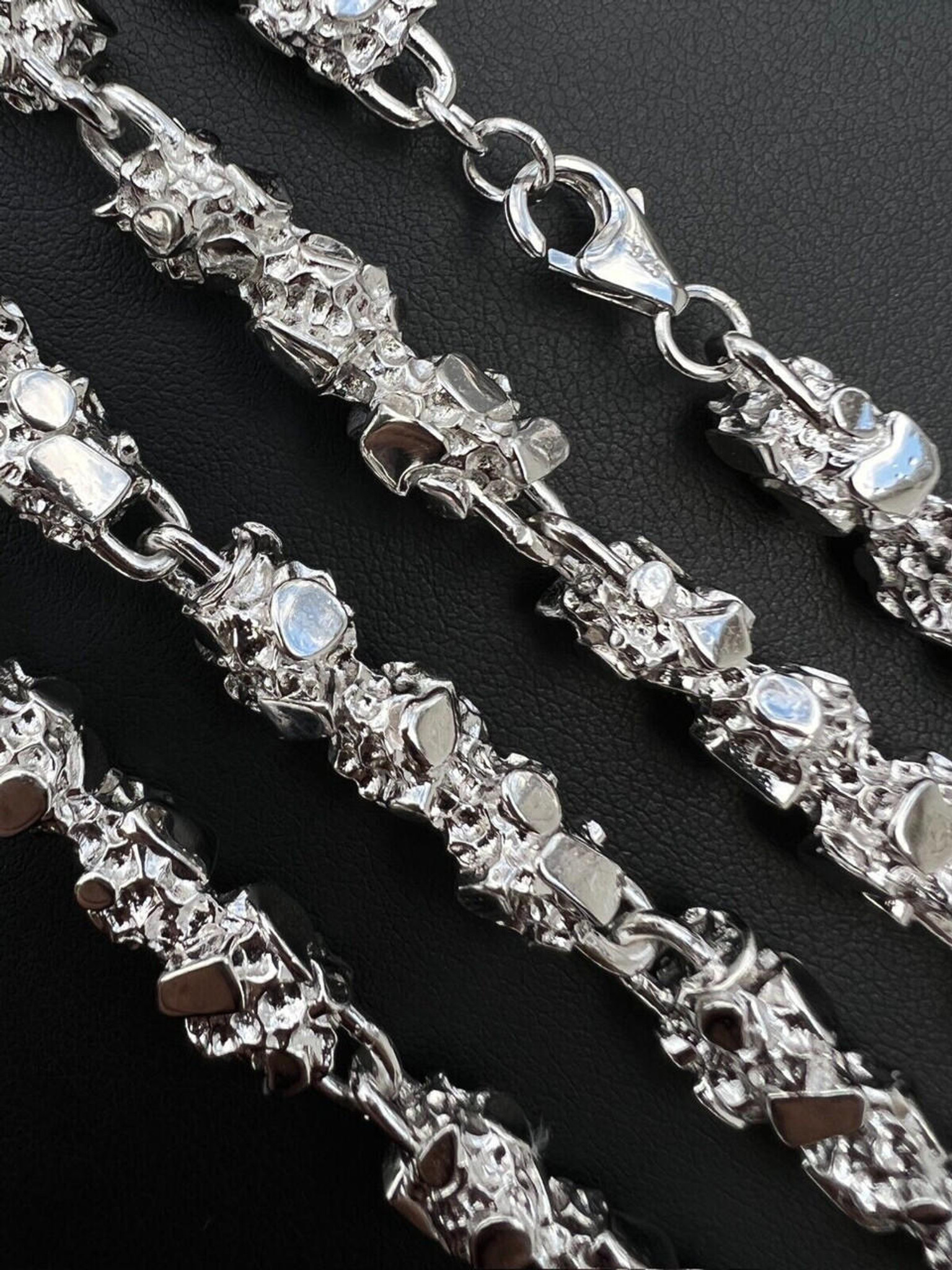 Silver Link Chain for Men Mens Chain Necklace 18 