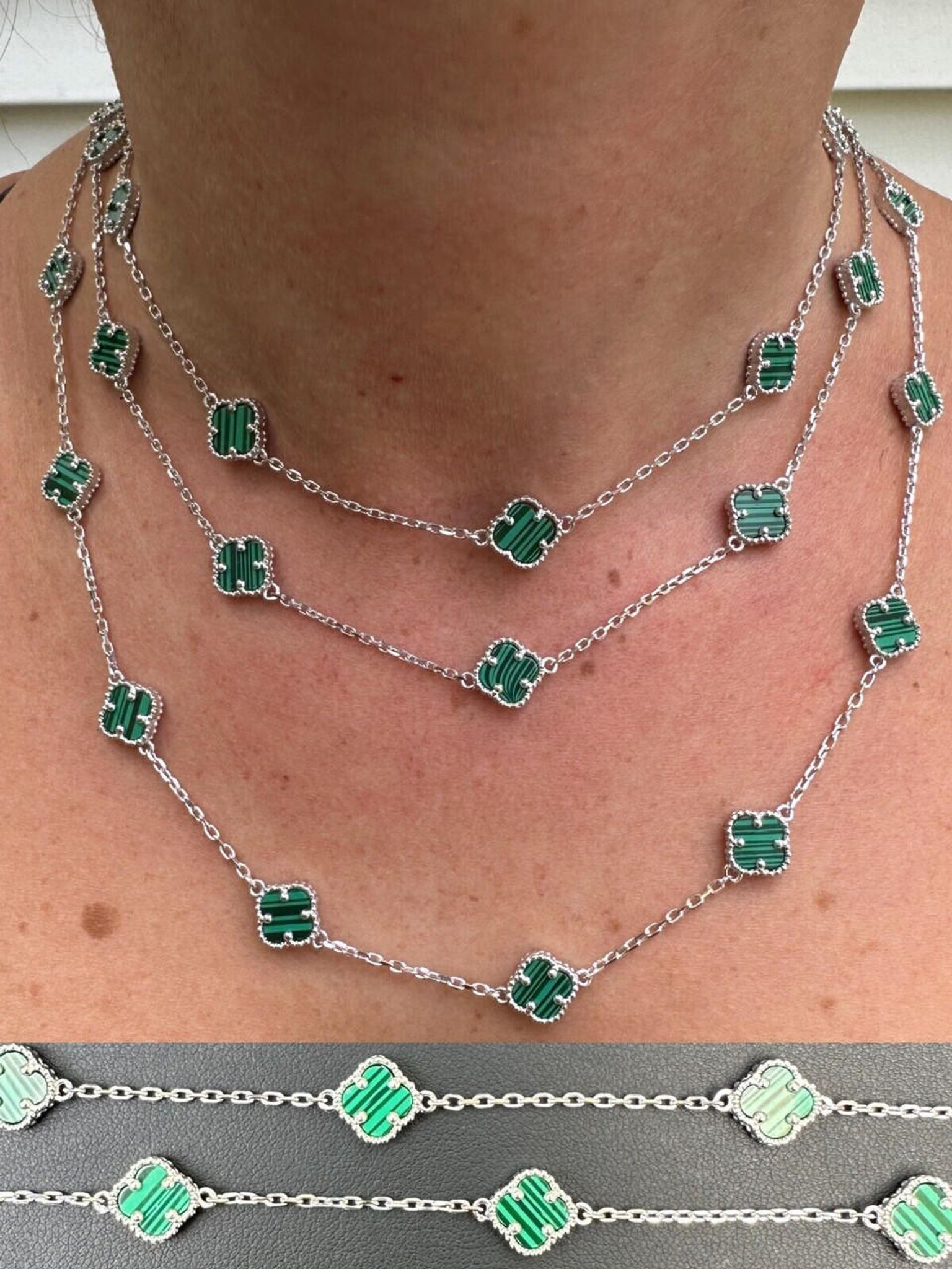 Elisa Gold Pendant Necklace in Green Malachite | Kendra Scott