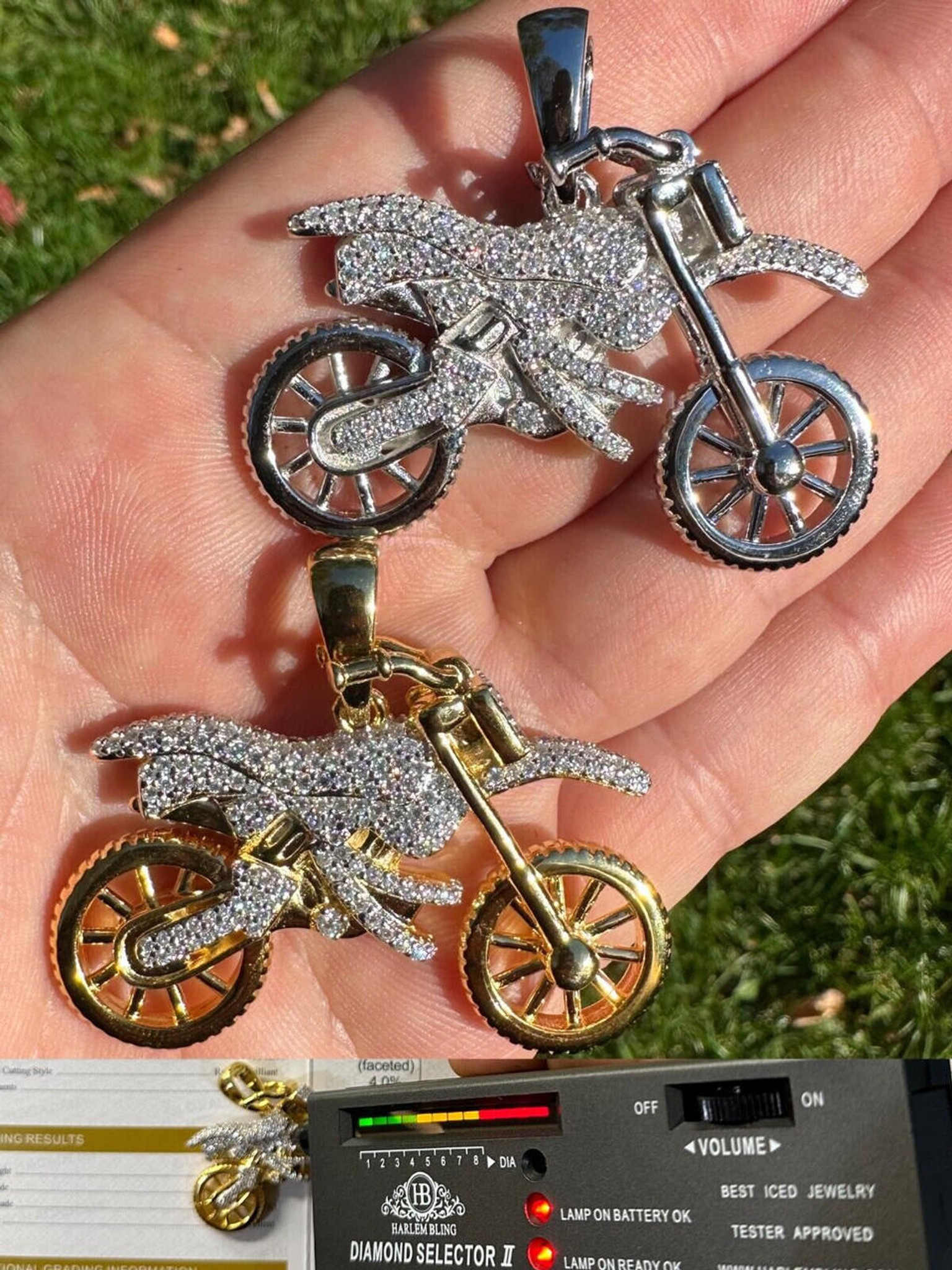 Motorcycle Necklace - Wheel - Moto Loot