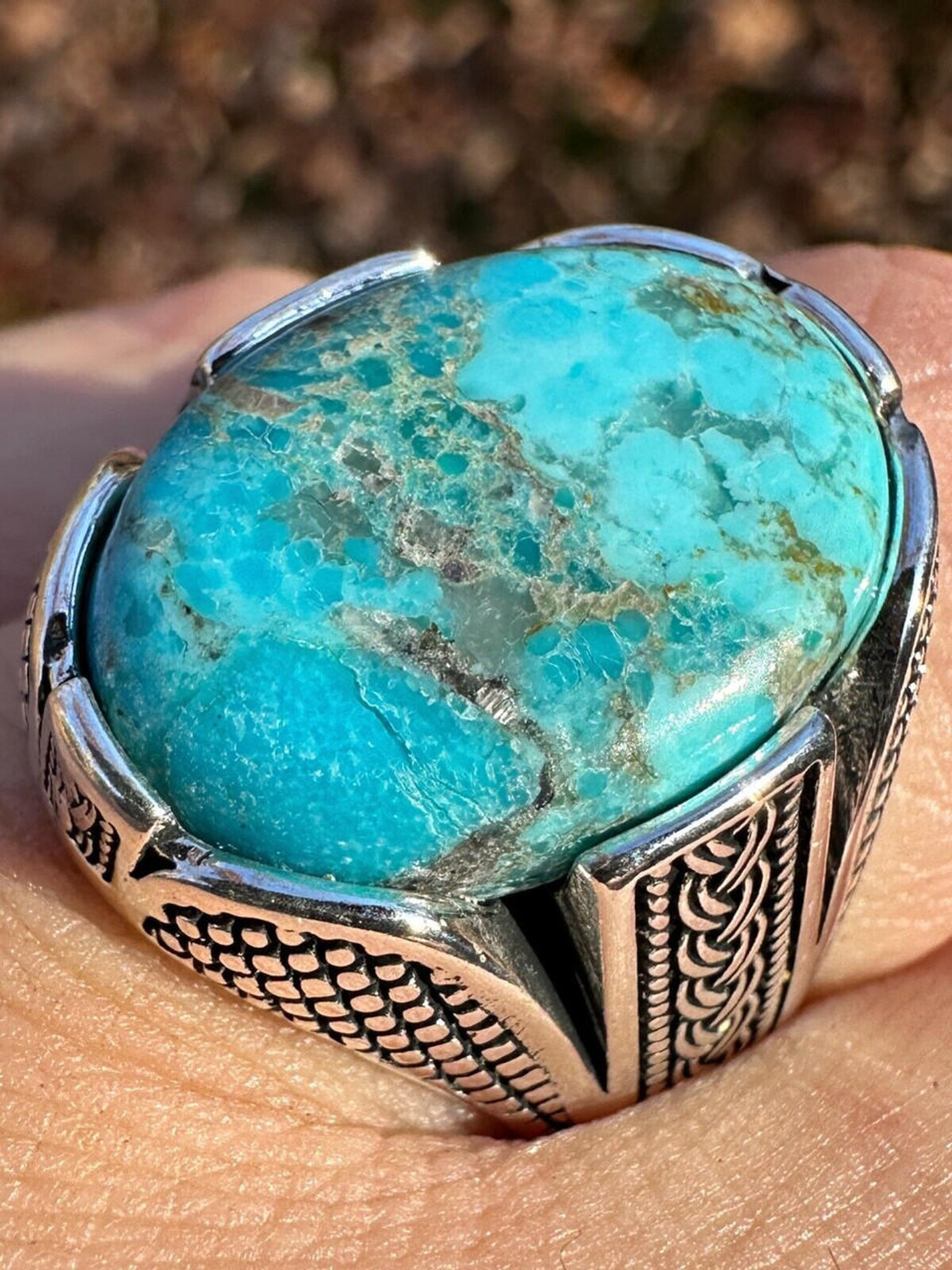 Turquoise Stone Ring - DharmaShop