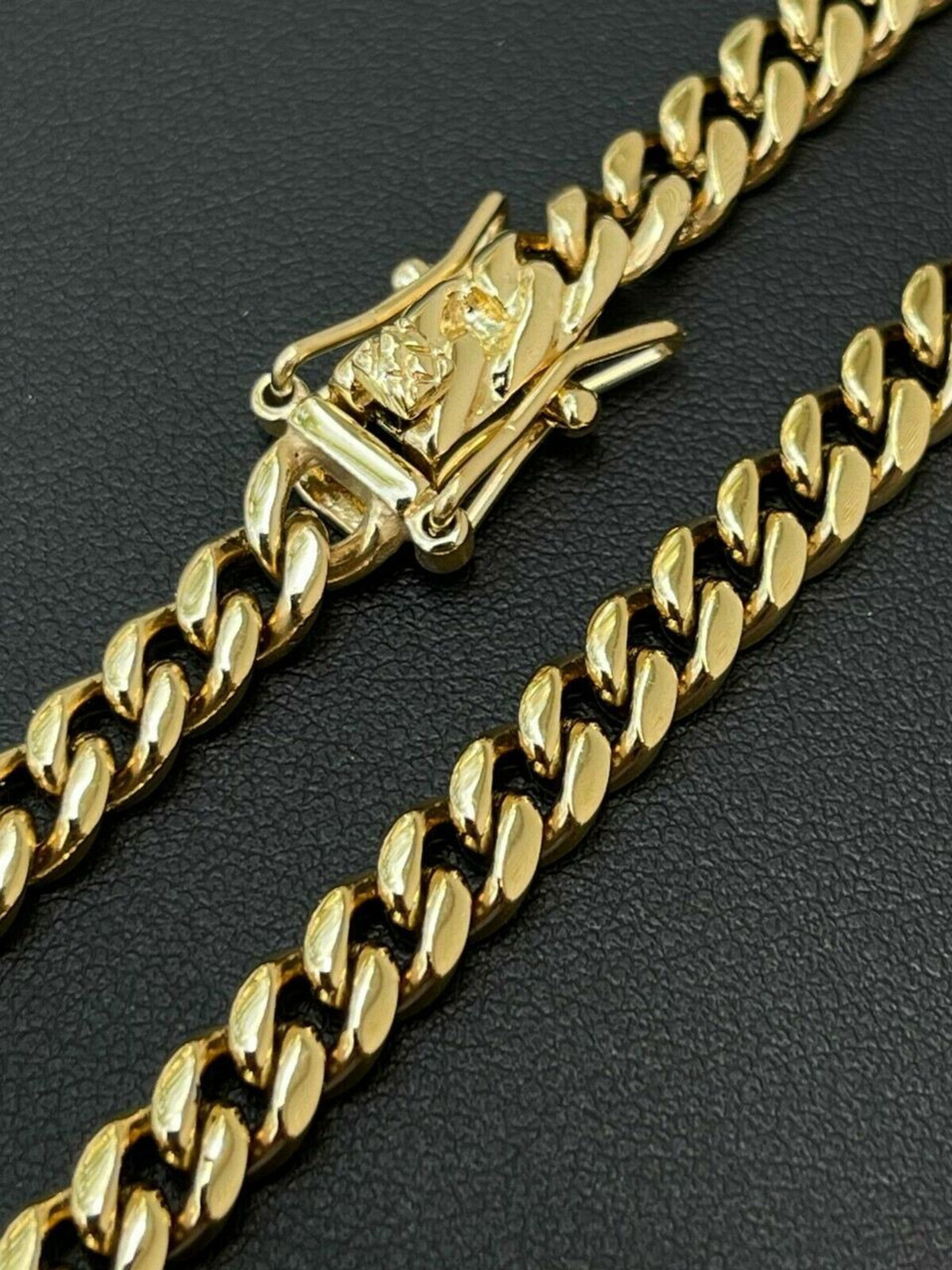 Men's Miami Cuban Link Chain 14k | Harlem Bling