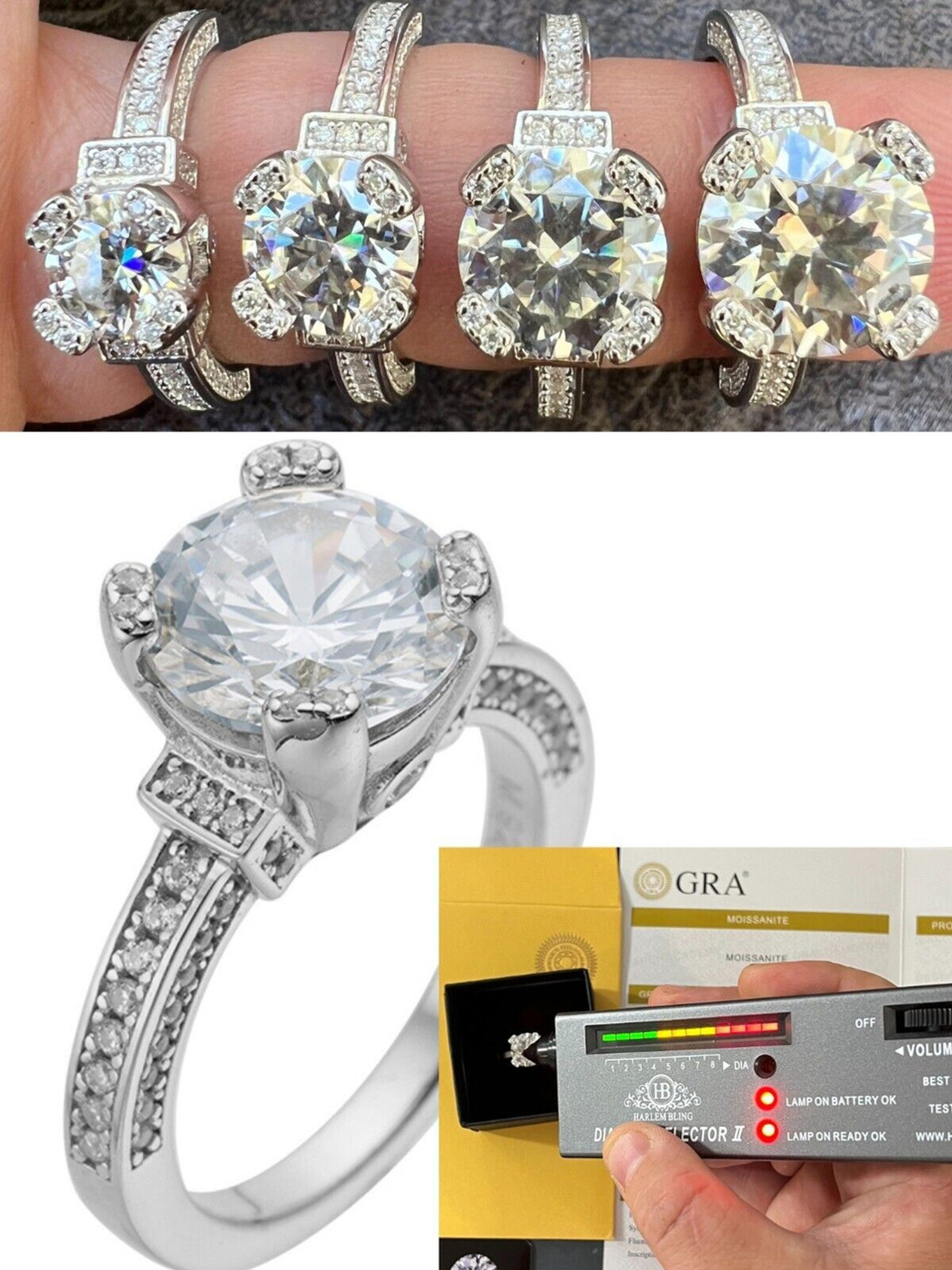 COLLECTIONS - Moissanite Engagement Rings - HarlemBling