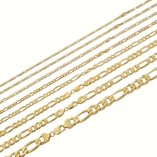 【King Ice】FIGARO 5MM STERLING SILVER HIP HOP CHAIN (2色)♪ King Ice】FIGARO 5MM STERLING SILVER HIP HOP CHAIN (2色