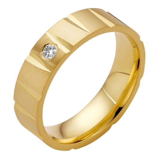 Men's Ladies 6mm Wedding Band Ring Solitaire Moissanite 14k Gold Over 925 Silver Imported from eBay HarlemBling