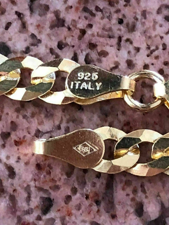 Collana Da Donna In Oro Giallo 14K Royal Monaco Miami Cuban Link - Foto 5