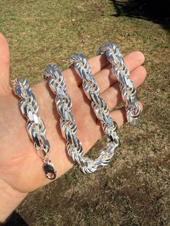 LIMITED EDITION - 14.5mm HANDMADE ROPE CHAIN - Only 30pc Made CHAINS HarlemBling